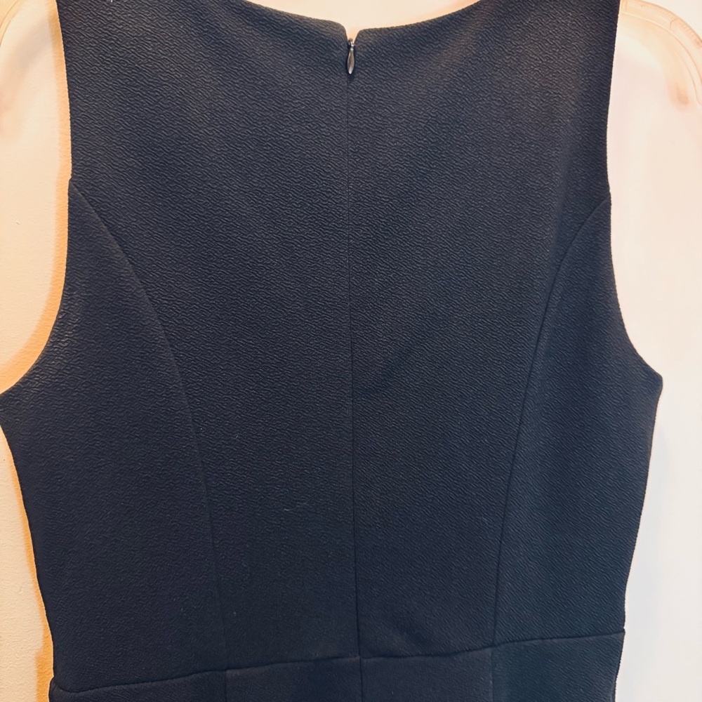 Rachel Zoe Classic Black Cropped Jumpsuit with Tie Waistband - Picture 5 of 8